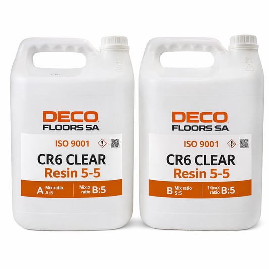 Rock solid CR6 Clear resin floor and table resin