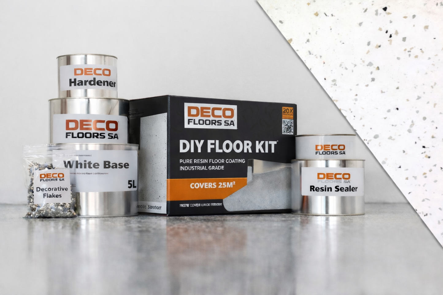 Rocksolid DIY Floor Coating Kit (White)